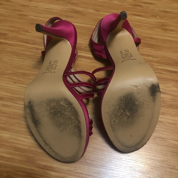 Pink Strappy Heels - Picture 5 of 5